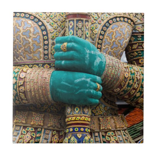 Thailand, Bangkok, Groot Paleis Tegeltje (Voorkant)