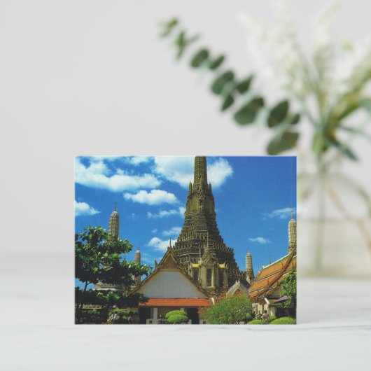 Thailand, Bangkok, Grote Pagoda, tempel van Dawn Briefkaart (Staand voorkant)