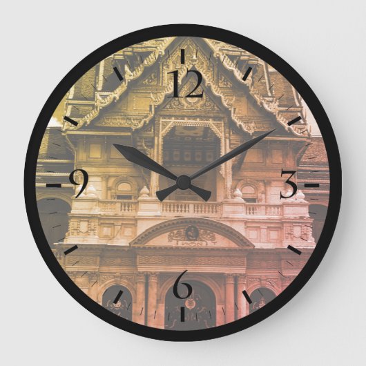 Thailand Bangkok Het Briefkaart van de Chakri-gro Grote Klok (Voorkant)