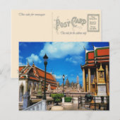 Thailand, Bangkok Inside Wat Phra Keo Briefkaart (Voorkant / Achterkant)