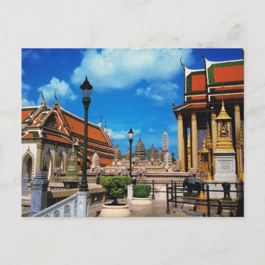 Thailand, Bangkok Inside Wat Phra Keo Briefkaart (Voorkant)