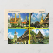 Thailand, Bangkok Multiview Briefkaart (Voorkant / Achterkant)