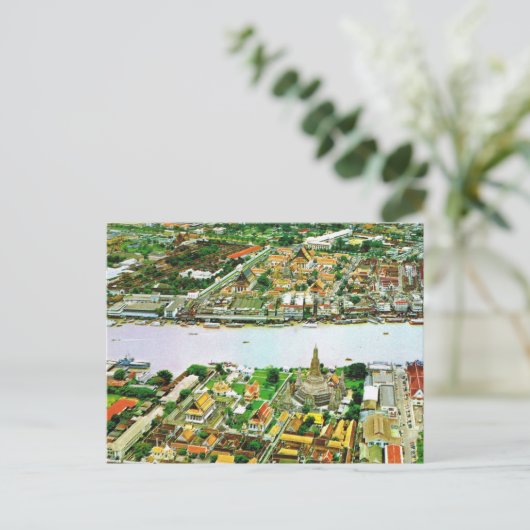 Thailand, Bangkok, River Briefkaart (Staand voorkant)