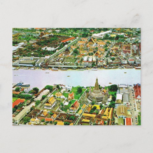Thailand, Bangkok, River Briefkaart (Voorkant)