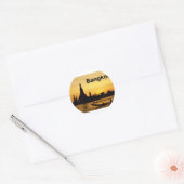 Thailand Bangkok (St.K.) Ronde Sticker (Envelop)