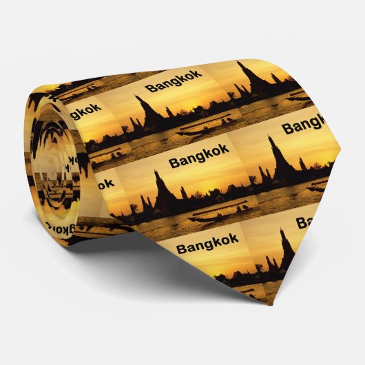 Thailand Bangkok (St.K.) Stropdas (Opgerold)