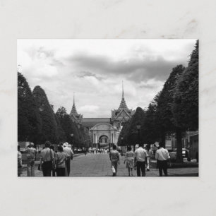 Thailand Bangkok Tourist royal palace gate Briefkaart