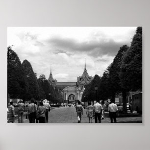  Thailand Bangkok Tourist royal palace gate Poster