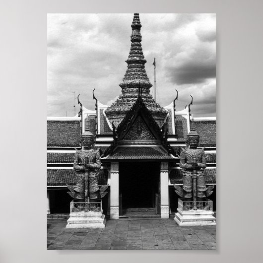  Thailand Bangkok Wat Phra Kaew Demon Guard Poster (Voorkant)
