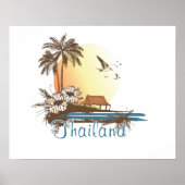 Thailand Beach Hut Poster (Voorkant)