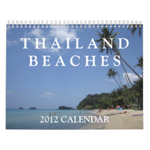 Thailand Beaches Agenda 2012 Kalender