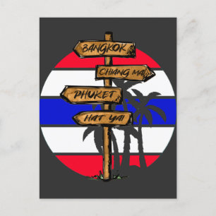Thailand Bestemmingen - Bangkok Chiang Mai Phuket Briefkaart