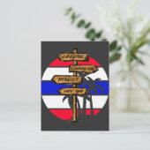 Thailand Bestemmingen - Bangkok Chiang Mai Phuket Briefkaart (Staand voorkant)