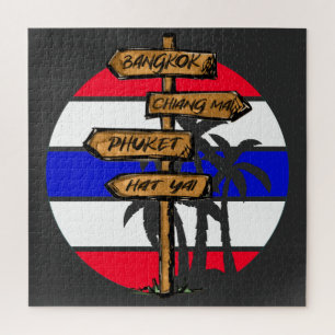 Thailand Bestemmingen - Bangkok Chiang Mai Phuket Legpuzzel