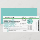 Thailand Boarding Pass Weddenschap Kaart (Voorkant / Achterkant)