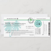 Thailand Boarding Pass Weddenschap Kaart (Voorkant)