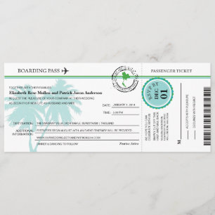 Thailand Boarding Pass Weddenschap Kaart