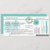 Thailand Boarding Pass Weddenschap Kaart (Voorkant / Achterkant)