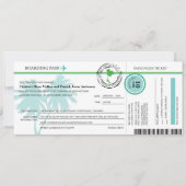 Thailand Boarding Pass Weddenschap Kaart (Voorkant)