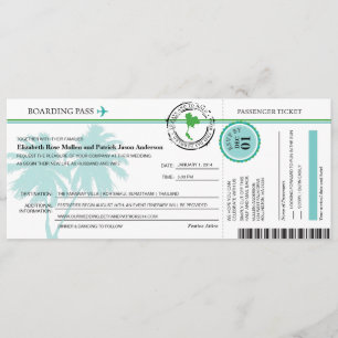 Thailand Boarding Pass Weddenschap Kaart