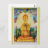  Thailand Boeddha Statusreis Briefkaart (Voorkant / Achterkant)