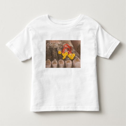 Thailand, boeddha's voeten en Marigold-aanbod Kinder Shirts (Voorkant)