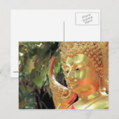 Thailand Boedha Briefkaart (Voorkant / Achterkant)