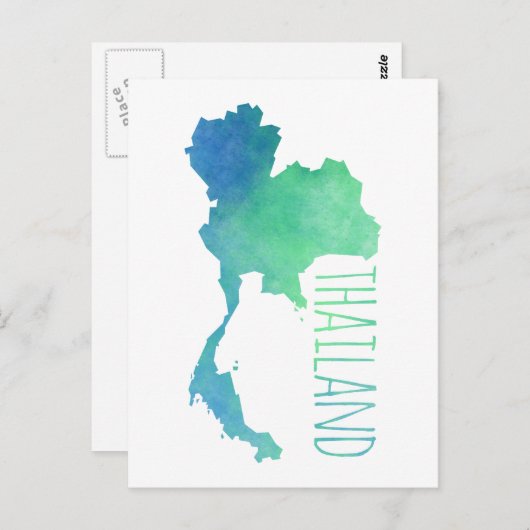 Thailand Briefkaart (Voorkant / Achterkant)