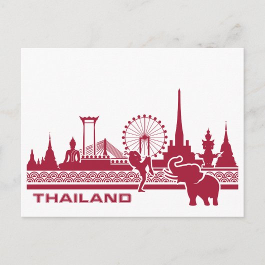 Thailand Briefkaart (Voorkant)