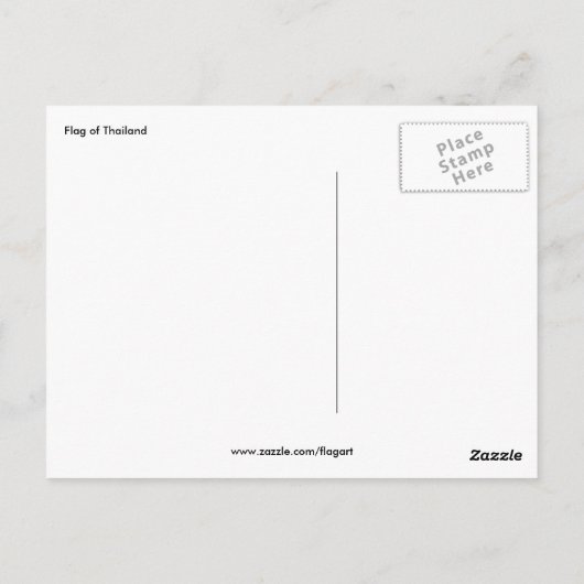 thailand briefkaart (Achterkant)