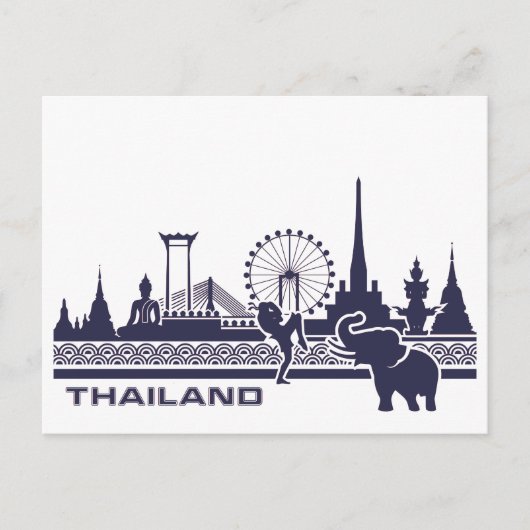 Thailand Briefkaart (Voorkant)