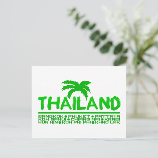 Thailand briefkaart (Staand voorkant)
