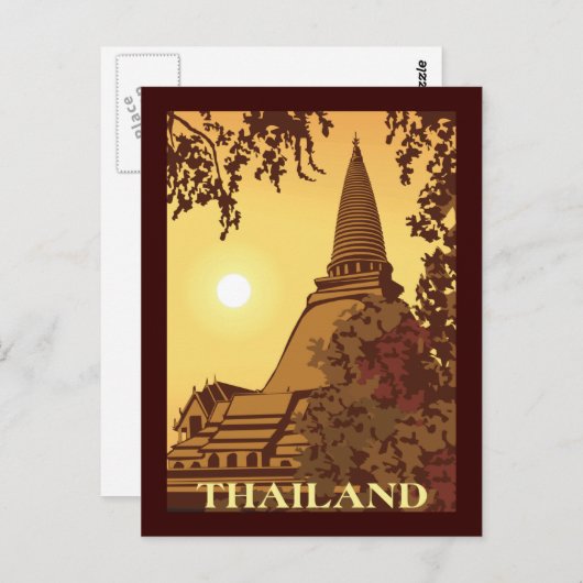 Thailand Briefkaart (Voorkant / Achterkant)