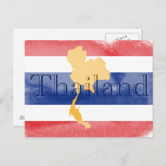 Thailand Briefkaart (Voorkant / Achterkant)