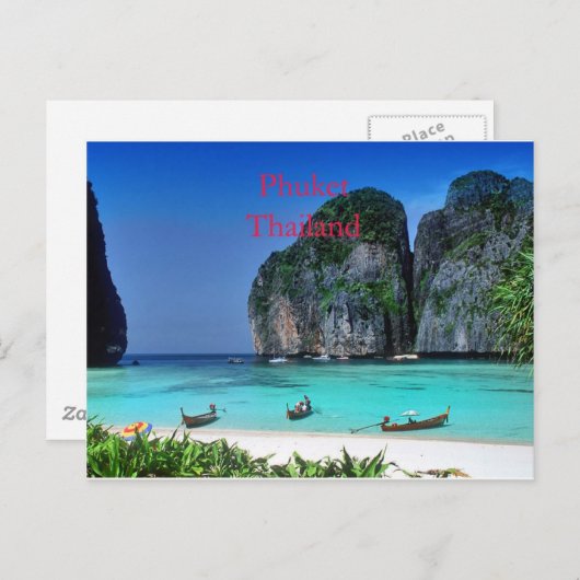 Thailand Briefkaart (Voorkant / Achterkant)