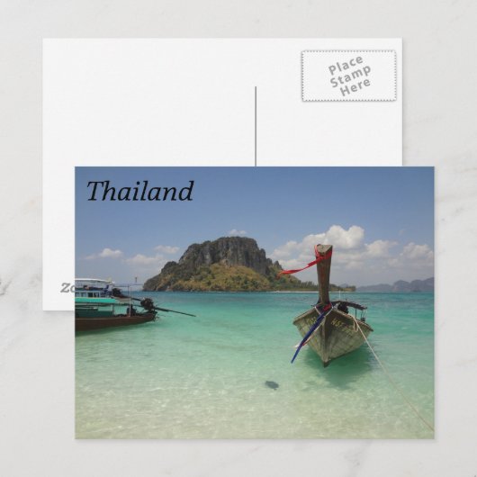 Thailand Briefkaart (Voorkant / Achterkant)