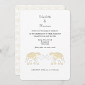 Thailand bruiloft bestemming kaart (Voorkant / Achterkant)