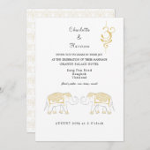 Thailand bruiloft bestemming kaart (Voorkant / Achterkant)