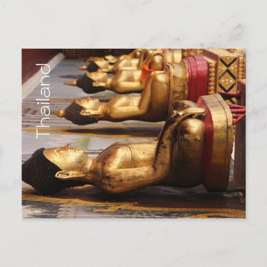 Thailand Buddha Briefkaart (Voorkant)