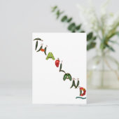 Thailand Chili Peppers Briefkaart (Staand voorkant)