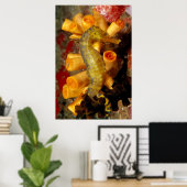 Thailand, close-up Seahorse Poster (Thuiskantoor)