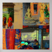 Thailand Collage Poster (Voorkant)