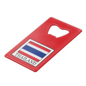 Thailand Creditkaart Flessenopener (Voorkant Gekanteld)