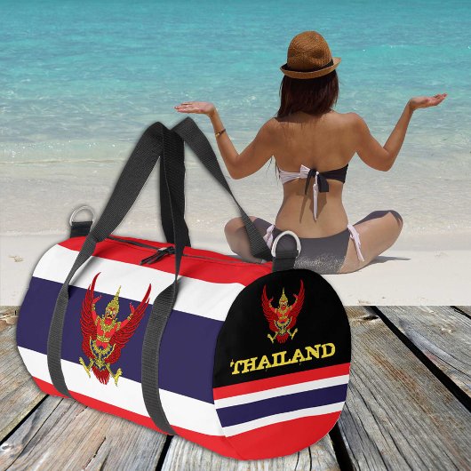 Thailand duffle, Thaise vlag fitness / sport Plunjezak