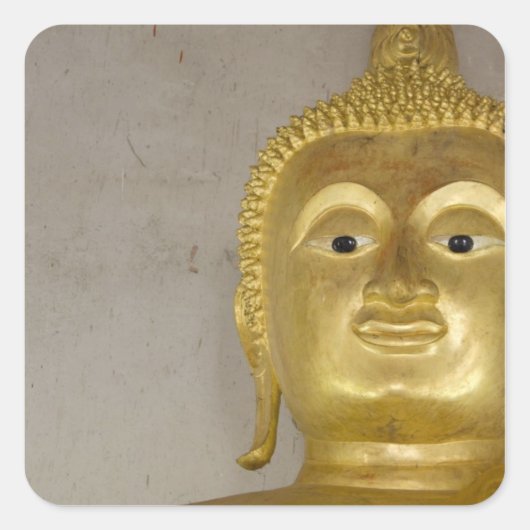 Thailand, eiland Ko Samui (ook bekend als Koh Samu Vierkante Sticker (Voorkant)