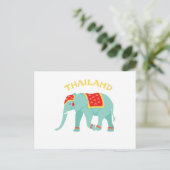 Thailand Elephant Briefkaart (Staand voorkant)
