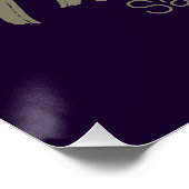 Thailand Elephant Flag Oerwoud verlaat Thai Souven Perfect Poster (Hoek)