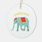 Thailand Elephant Keramisch Ornament (Links)