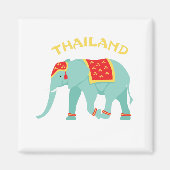 Thailand Elephant Magneet (Voorkant)