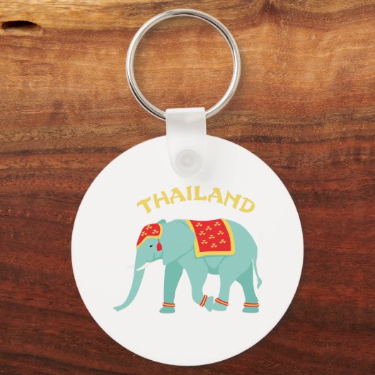 Thailand Elephant Sleutelhanger (Voorkant)